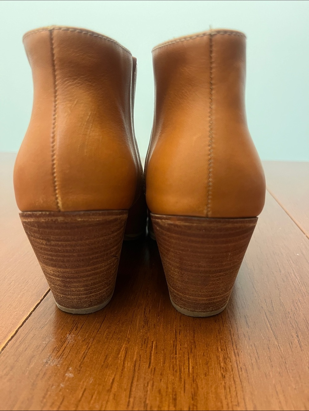 Rachel Comey Mars Booties US 8 Whiskey Brown Heeled Ankle Boots - Picture 10 of 13